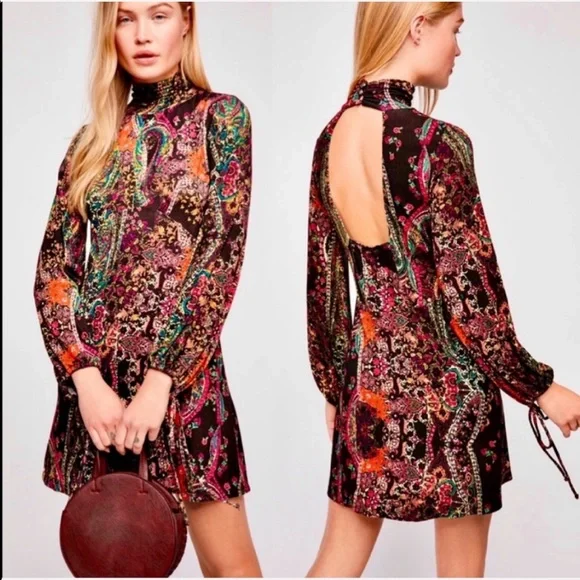 NWT Free People All Dolled Up Mini Dress - Picture 8 of 16